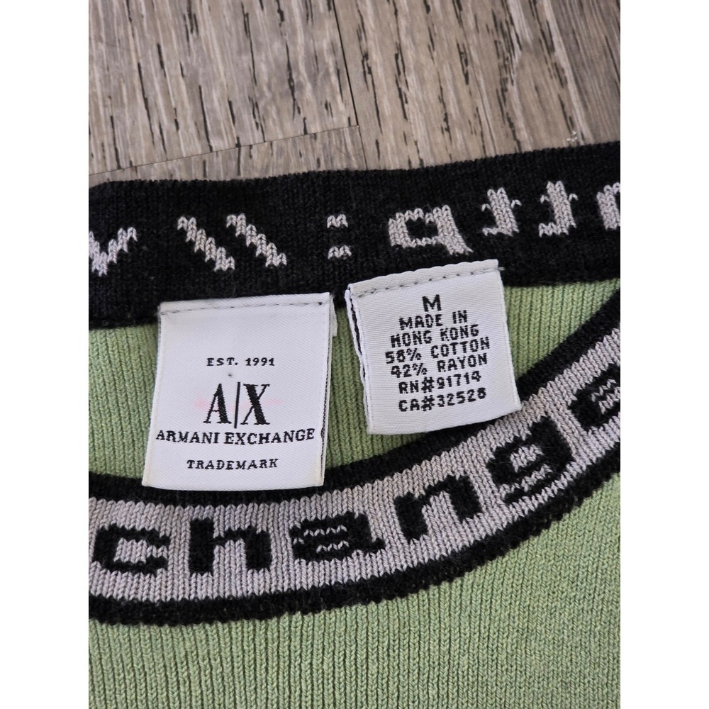 Armani Exchange Top Womens Size Medium‎ Y2K - Picture 5 of 8